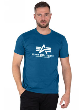 Alpha Industries Alpha Industries T-Shirt AI.100501-579-L Modrá Regular Fit