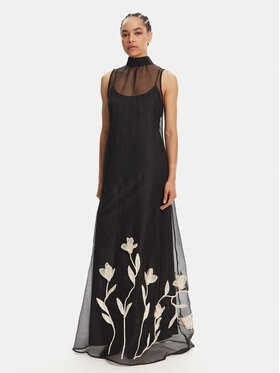 STAUD STAUD Abendkleid Albee R25R2209OZ Schwarz Regular Fit