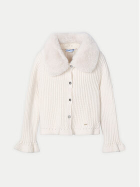 Mayoral Mayoral Strickjacke 4362 Écru Regular Fit