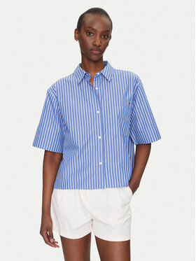 Tommy Hilfiger Tommy Hilfiger Koszula WW0WW44717 Niebieski Boxy Fit