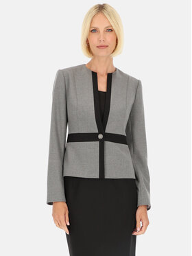 Potis & Verso Potis & Verso Marynarka Naira Szary Slim Fit