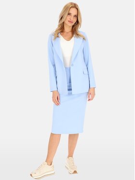 Perso Perso Sako VEE242404F Světle modrá Regular Fit