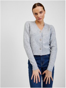 Orsay Orsay Kardigan 511193-692000__XL Szary Regular Fit