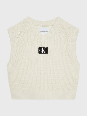 Calvin Klein Jeans Calvin Klein Jeans Džemper Monogram IG0IG01531 Écru Regular Fit