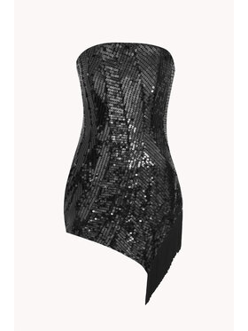 Epuzer Epuzer Abito da sera Off-shoulder sequin Nero Standard Fit