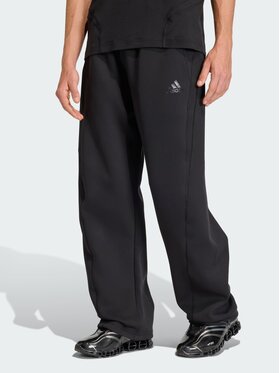 adidas adidas Spodnie materiałowe 159229 Czarny Loose Fit