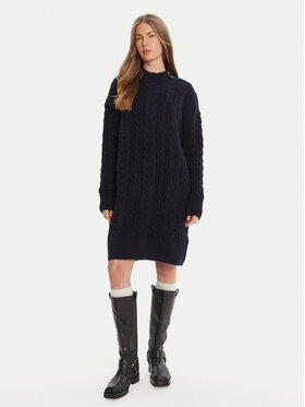 Barbour Barbour Strickkleid Belford LDR0946NY73 Dunkelblau Regular Fit
