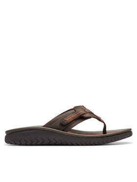 Clarks Clarks Čības uz pirksta Wesley Sun 26176987 Brūns