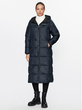 Columbia Columbia Пухено яке Puffect™ Long Jacket Черен Regular Fit