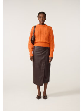 Fabienne Chapot Fabienne Chapot Sweter 6687-1381-173 Pomarańczowy Regular Fit