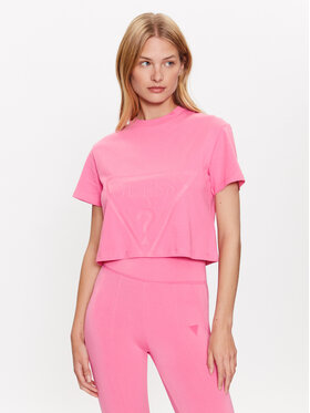 Guess Guess T-shirt Adele V2YI06 K8HM0 Rosa Boxy Fit