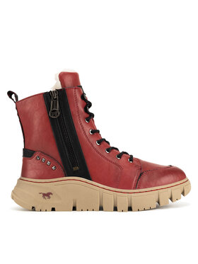 Mustang Mustang Kotníková obuv 1499-602-5 Červená