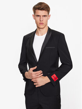 Hugo Hugo Bleizers 50476333 Melns Extra Slim Fit