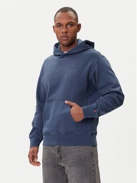 Levi's® Levi's® Pulóver Authentic A8435-0020 Kék Relaxed Fit