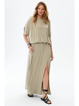 blue shadow blue shadow Spódnica maxi Spódnica Antique Khaki - 44/46 Zielony Regular Fit
