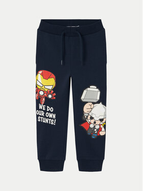 NAME IT NAME IT Спортивні штани MARVEL 13232194 Cиній Regular Fit