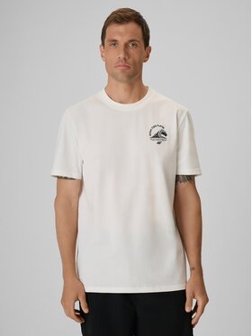 4F 4F T-Shirt 4FRSS26TTSHM4296-11S Biały Regular Fit