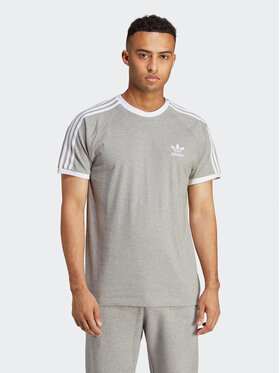 adidas adidas T-Shirt Adicolor Classics 3-Stripes T-Shirt IA4848 Grau Slim Fit