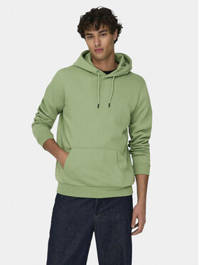 Only & Sons Only & Sons Felpa Cares 22018685 Verde Regular Fit