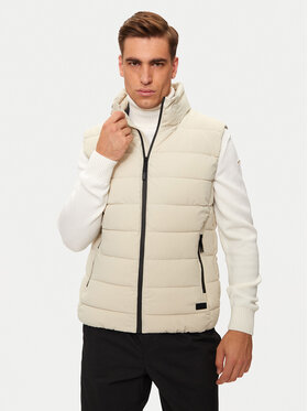 CMP CMP Жилет 34K0757 Écru Regular Fit