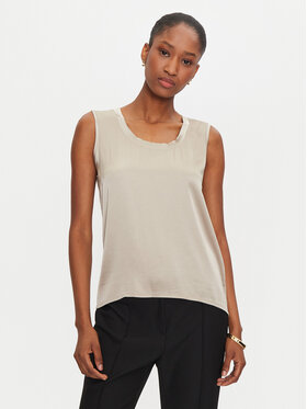ViCOLO ViCOLO Blusa TB0038 Beige Regular Fit