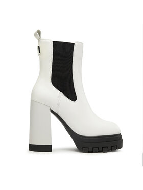 Tommy Jeans Tommy Jeans Μποτάκια Tjw High Heel Chelsea EN0EN02306 Λευκό