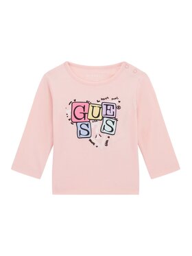 Guess Kids Guess Kids Top 176521 Różowy Classic Fit