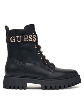 Guess Guess Schnürstiefeletten FLFFIC ELE10 Schwarz