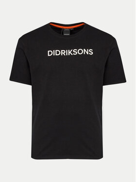 Didriksons T-shirt Harald 505551 Crna Regular Fit