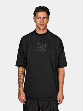 MADE BY SOCIETY MADE BY SOCIETY T-Shirt Silent Form - T17847 Czarny Basic Fit