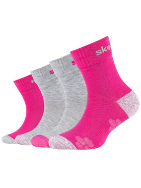 Skechers Skechers Calzini corti Skechers 4PPK Wm Mesh Ventilation Glow Socks Rosa