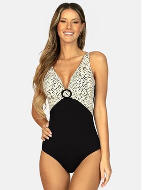 Miss Lou Miss Lou Strój kąpielowy ML025 Biały