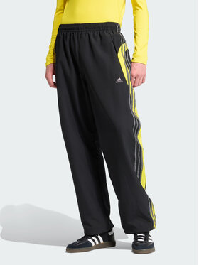 adidas adidas Spodnie dresowe LOOSE CUTLINE Czarny Loose Fit