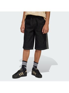 adidas adidas Szorty jeansowe JORTS Czarny Loose Fit