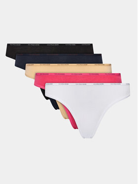 U.S. Polo Assn. U.S. Polo Assn. Komplektas: 5 klasikinių kelnaičių poros 67001 Spalvota