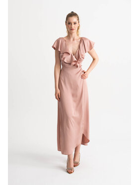 ROSE AVENUE ROSE AVENUE Sukienka koktajlowa S3 Różowy Regular Fit