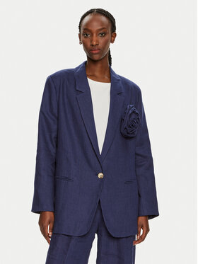 ViCOLO ViCOLO Marynarka TB1500 Granatowy Relaxed Fit