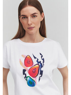 TATUUM TATUUM T-Shirt NILS 2 Biały Classic Fit