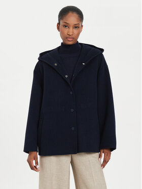 Weekend Max Mara Weekend Max Mara Wollmantel Gennaio 2425086021 Dunkelblau Regular Fit
