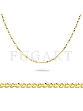 Fugart Fugart Naszyjnik Pancerka gładka 45 cm FUG1-26-L00047-2/1.09 Złoty