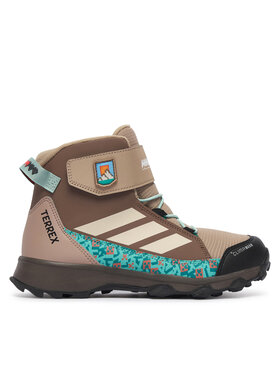 adidas adidas Trekkingschuhe Minecraft Terrex Snow Cf Climawarm Winter Shoes Kids KJ6490 Dunkelbeige