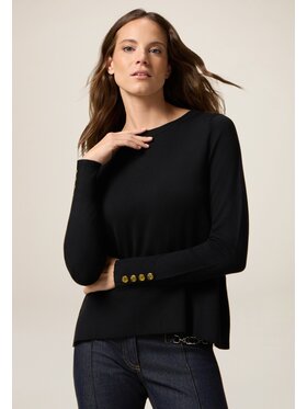 Oltre Oltre Cardigan M288J105146N033 Nero Slim Fit
