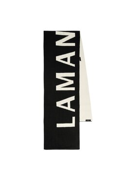 La Mania La Mania Szalik SIGNATURE SCARF Czarny