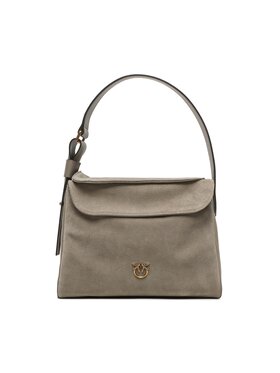 Pinko Pinko Kabelka Leaf Hobo Classic AI 23-24 PLTT 101442 A0F6 Šedá