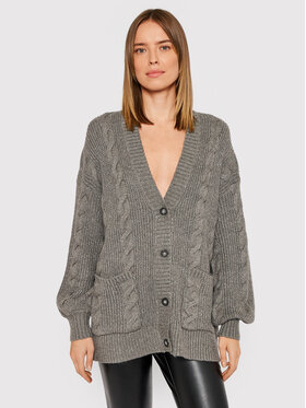 American Eagle American Eagle Pletena jopica 034-1340-9576 Siva Oversize