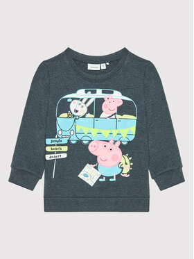 NAME IT NAME IT Bluza PEPPA PIG 13201337 Granatowy Regular Fit