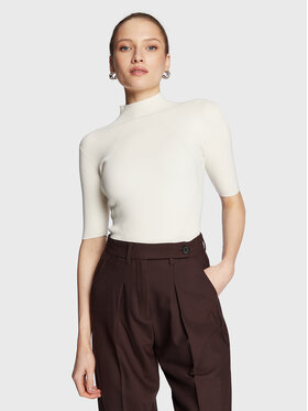 Marella Marella Blūze Romolo 33660629 Balts Slim Fit