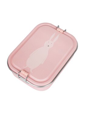 Trixie Baby Trixie Baby Lunchbox Duży stalowy lunch box - Królik Różowy