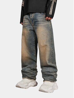 MADE BY SOCIETY MADE BY SOCIETY Spodnie materiałowe KINETIC SEAM - P17158 Niebieski Basic Fit