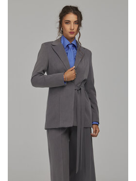 NIFE NIFE Marynarka Z104 Szary Regular Fit